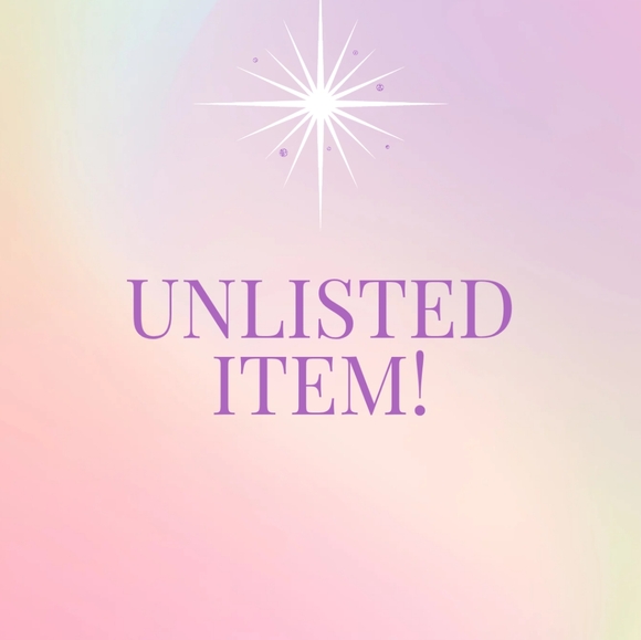 Unlisted Item for Live Show - Picture 1 of 1